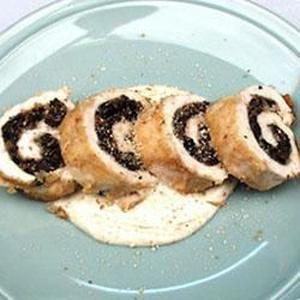 Mushroom Stuffed Chicken Rollups