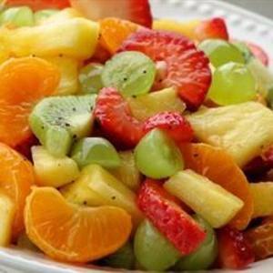 Tangy Poppy Seed Fruit Salad